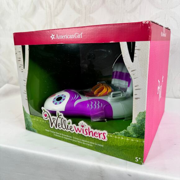 American Girl Wellie Wishers Make Tracks Owl Sled & Snowshoes 2017 - Picture 4 of 11